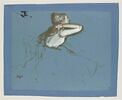 Danseuse assise, tournée vers la droite, image 1/2