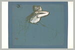 Danseuse assise, tournée vers la droite, image 2/2