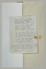 Lettre manuscrite comportant un poème, image 2/3