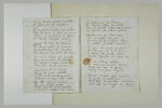 Lettre manuscrite comportant un poème, image 2/3