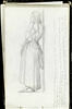 Femme tenant une serpe ; annotation manuscrite, image 1/2