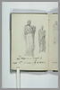 Deux esquisses de sculptures antiques, image 2/2