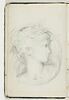 Profil de femme dans un médaillon, image 1/2