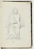 Femme assise, enveloppée d'un drapé, image 1/2