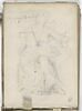 Femme drapée assise ; note manuscrite, image 1/2