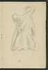 Figure assise, le bras gauche relevé, image 1/2