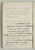 Annotations manuscrites : discours prononcé en l'honneur de Baudry, image 1/2