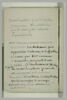 Annotations manuscrites : discours prononcé en l'honneur de Baudry, image 2/2