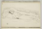 Personnage couché dans des draps, image 1/2