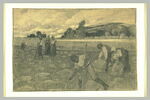Moissonneurs dans un champ de blé, image 2/2