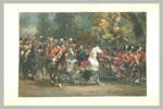 La reine Victoria à cheval passe en revue les Scotch Guards, image 1/3