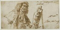 Caricature : gentilhomme regardant une toile représentant un singe, image 3/3