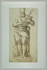 Saint Jérôme debout, lisant, et tenant un crucifix, image 2/2