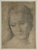 La tête de la Vierge, les yeux baissés, image 1/2