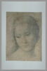 La tête de la Vierge, les yeux baissés, image 2/2