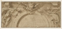 Arc orné de deux anges portant les couronnes et les palmes du martyr, image 1/2