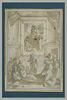 Saint François se faisant placer sur un lit de cendres, image 2/2