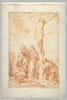 Le Christ sur la Croix pleuré par la Vierge, saint et sainte Madeleine, image 2/2