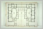 Plan du rez-de-chaussée du château de Versailles, image 2/3