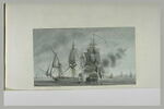 Combat de la Minerve contre une frégate anglaise en rade de l'île d'Aix 1806, image 1/2