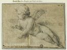 L'un des anges posés sur la table qui contient le panégyrique de saint Bruno, image 1/4