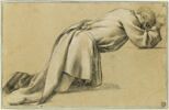 Saint Bruno à genoux : étude pour le deuxième tableau, image 1/3