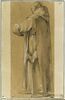 Un chartreux debout portant une mitre : étude pour le quatorzième tableau, image 1/3