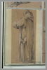 Un chartreux debout portant une mitre : étude pour le quatorzième tableau, image 3/3