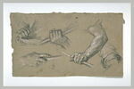 Etude de mains pour le Christ aux soldats, image 2/2
