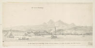 Vue du Fort Royal, Ile de la Martinique, prise du mouillage le soir, en 1771, image 1/2