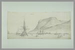 Vue de Patrickfiord, Islande, prise du mouillage, le matin, en 1771, image 2/2