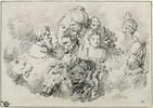 Têtes et bustes d'hommes, de femmes et d'animaux, image 1/3