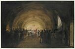 Louis-Philippe et la Reine Victoria visitant les caveaux de l'église d'Eu, image 1/2
