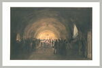 Louis-Philippe et la Reine Victoria visitant les caveaux de l'église d'Eu, image 2/2