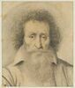 Portrait d'un magistrat barbu, vu de face, image 1/2