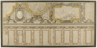 Projet pour une partie de la voûte de la Grande Galerie de Versailles, image 1/2