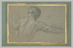 Jeune homme, à mi-corps, vu de dos, image 2/2