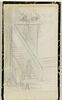 Etudes d'un escalier, de figures et plan, image 1/2