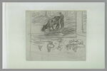 Etude pour 'La paysanne conduisant sa vache à l'abreuvoir', image 2/2