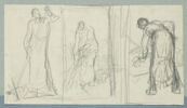 Trois études de femmes pour 'Les batteurs de sarrasin' de 1869, image 1/2