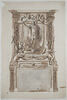 Cheminée monumentale avec groupe sculpté à la gloire d'un roi de France, image 1/2