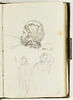 Tête d'homme coiffé d'un bonnet ; guerrier ; homme vu en buste, image 1/2