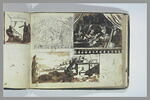 Etudes de compositions encadrées d'après l'antique ; paysage, image 2/2