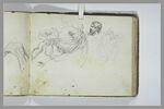 Tête de cheval ; tête d'homme ; figure sur un char, image 1/2