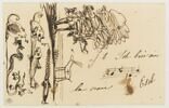 Croquis caricaturaux d'animaux dans un paysage, image 1/2