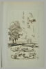 Croquis caricaturaux d'animaux dans un paysage, image 2/2