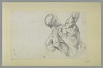 Torse d'écorché de dos, bras levé, image 2/2