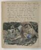 Texte en français et illustration mahorie : un couple assis, image 1/2