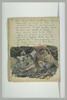 Texte en français et illustration mahorie : un couple assis, image 2/2
