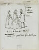 Caricature : bourgeois auprès de l'affiche 'Aladin ou la lampe merveilleuse', image 1/2
